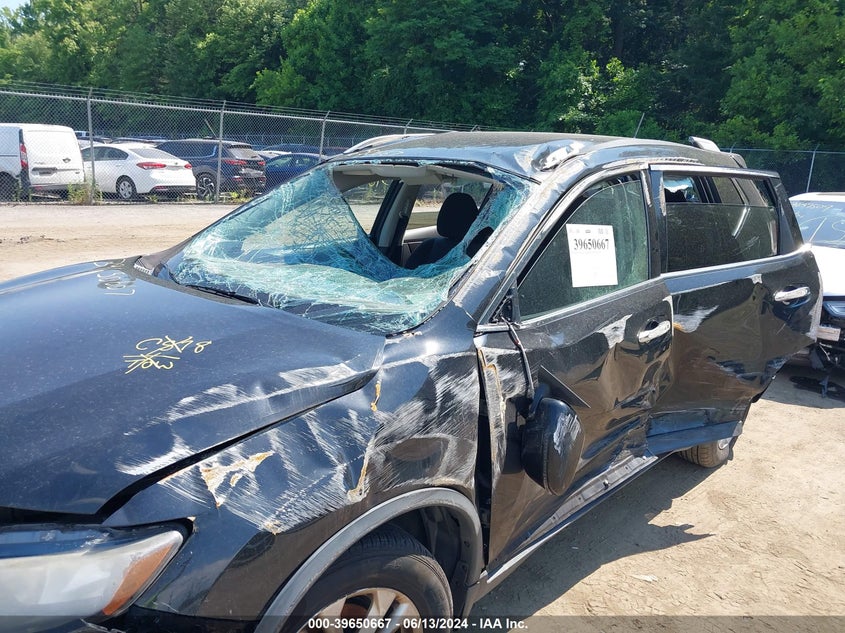 2016 Nissan Rogue Sv VIN: KNMAT2MT3GP596508 Lot: 39650667