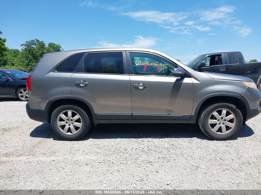 2011 Kia Sorento Lx VIN: 5XYKT3A15BG150014 Lot: 39650695