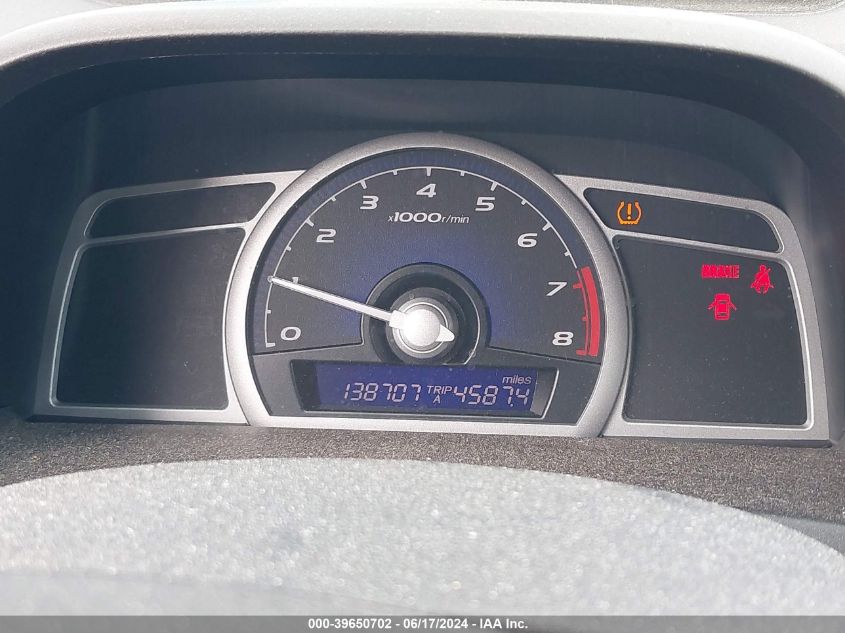 2009 Honda Civic Lx VIN: 2HGFG11699H500098 Lot: 39650702