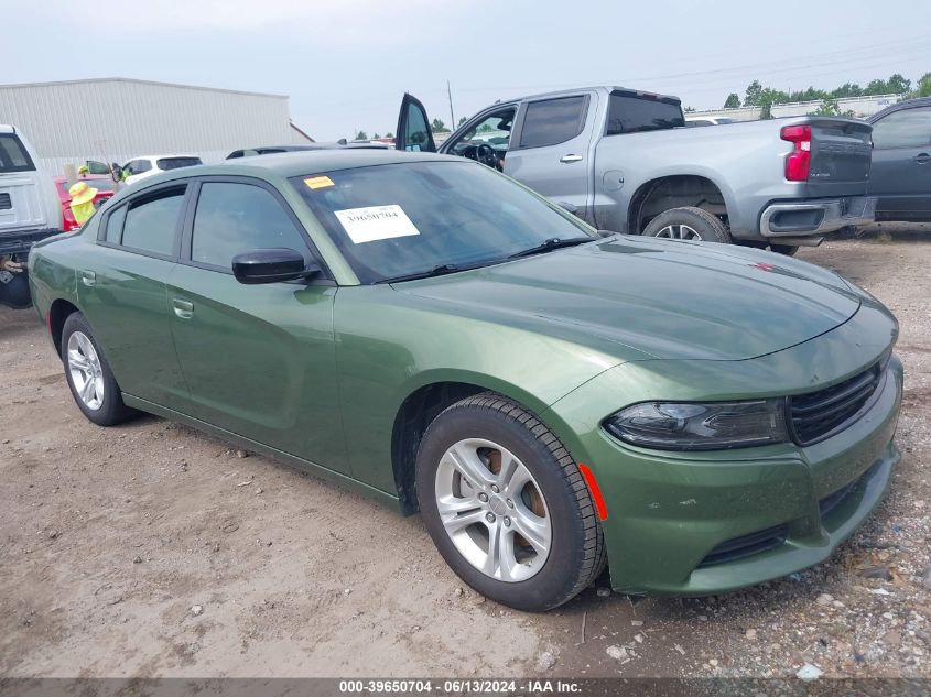 2023 Dodge Charger Sxt VIN: 2C3CDXBG6PH647551 Lot: 39650704