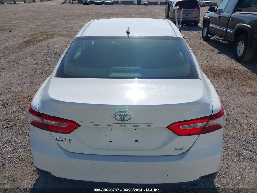 2019 Toyota Camry Le VIN: 4T1B11HK1KU706709 Lot: 39650737