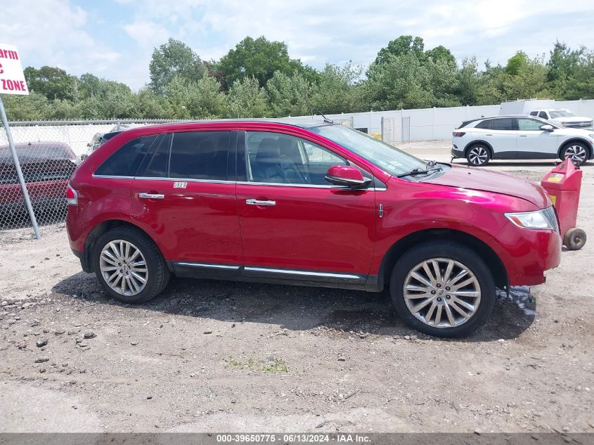 2013 Lincoln Mkx VIN: 2LMDJ8JK7DBL21437 Lot: 39650775