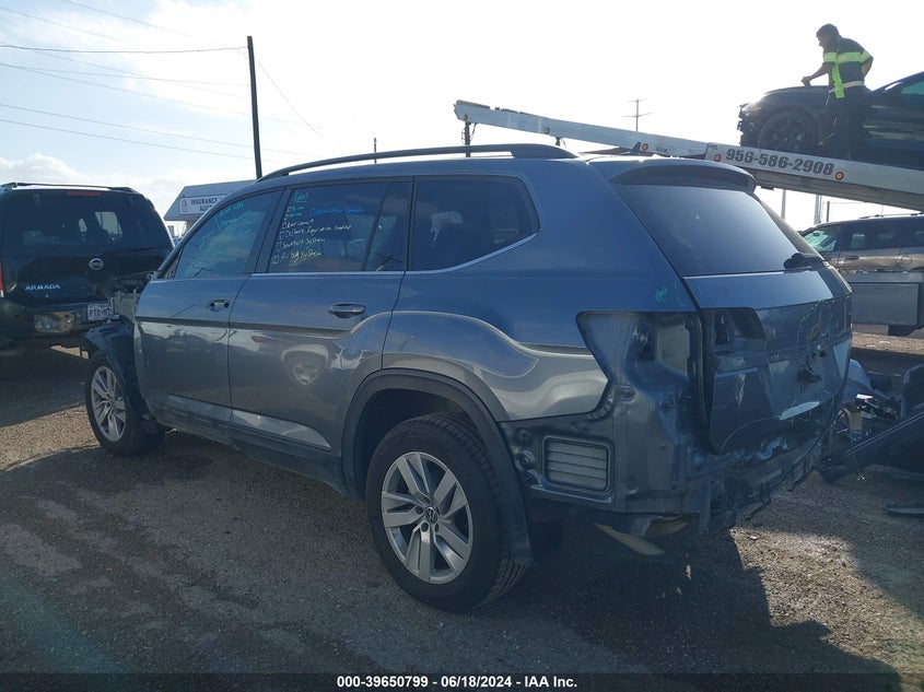 2021 VOLKSWAGEN ATLAS 2.0L I4 FI DOHC 16V (VIN: 1V2AP2CA9MC503500