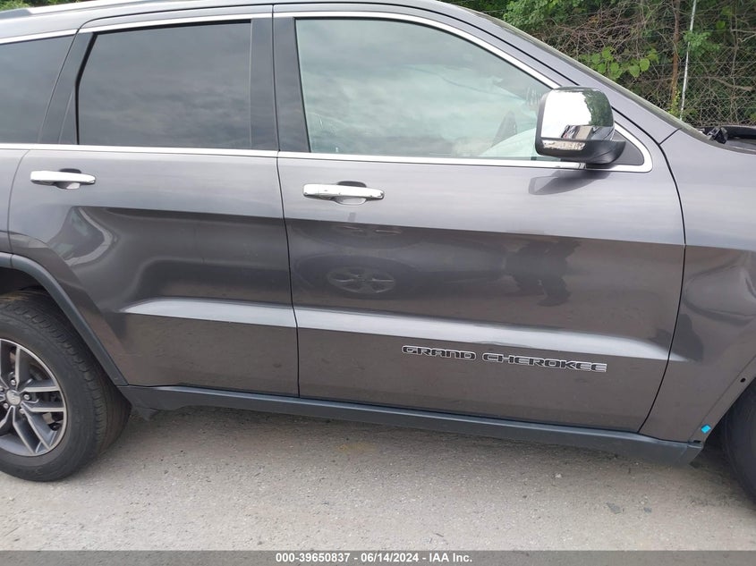 2017 Jeep Grand Cherokee Limited 4X2 VIN: 1C4RJEBG1HC920659 Lot: 39650837