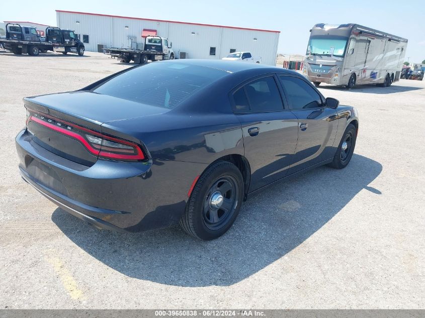 2017 Dodge Charger Police Rwd VIN: 2C3CDXAGXHH668647 Lot: 39650838