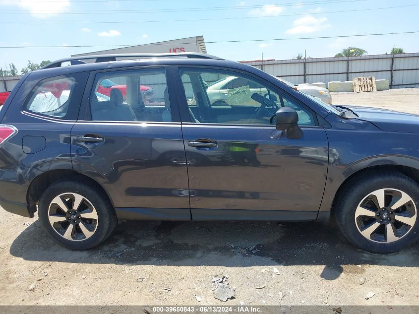 2017 Subaru Forester 2.5I VIN: JF2SJABC0HH408127 Lot: 39650843