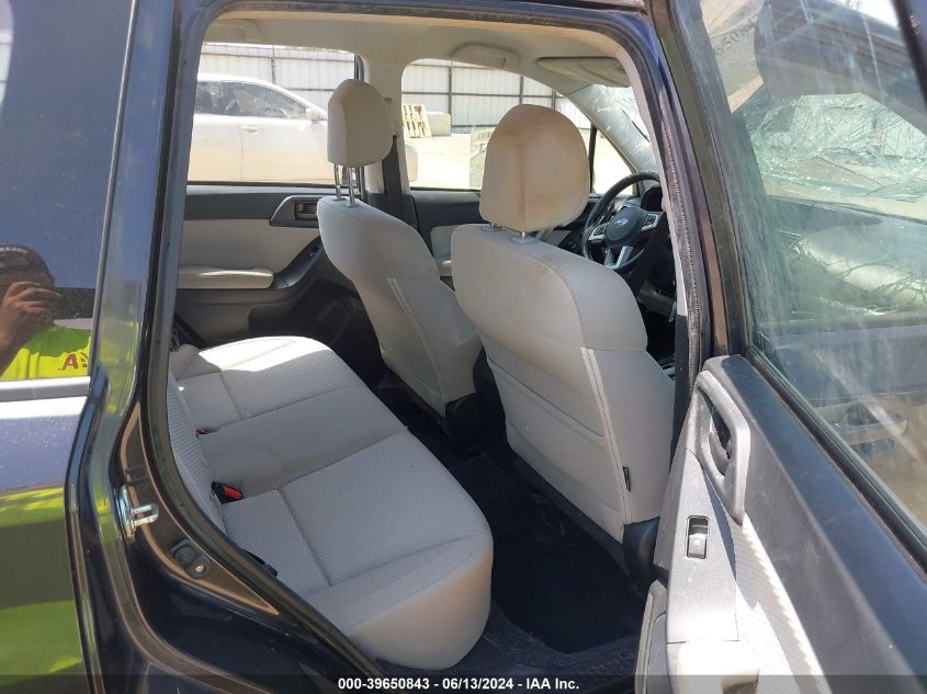 2017 Subaru Forester 2.5I VIN: JF2SJABC0HH408127 Lot: 39650843