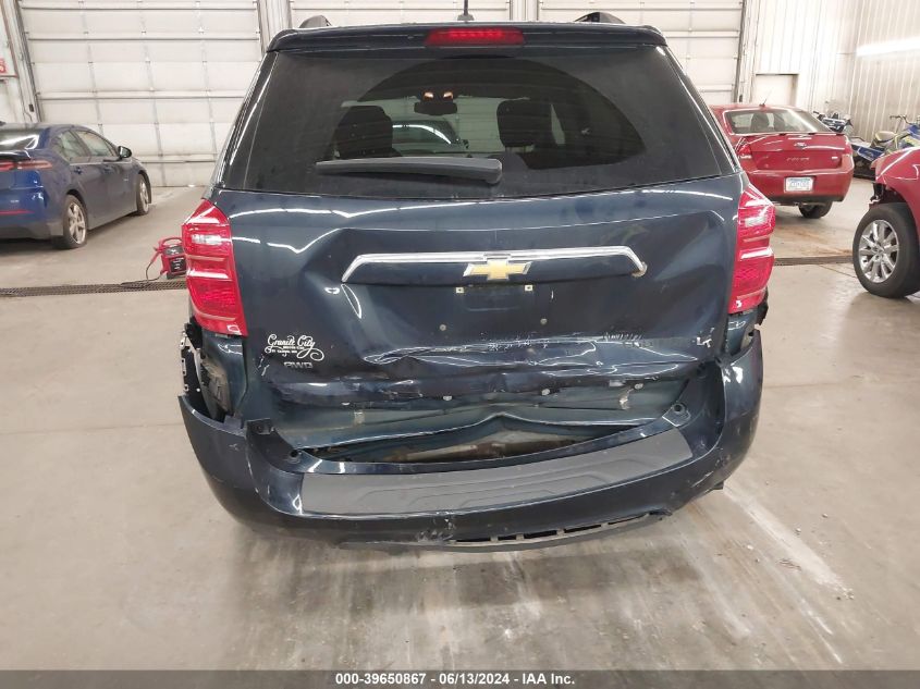 2016 Chevrolet Equinox Lt VIN: 2GNFLFEK3G6121726 Lot: 39650867