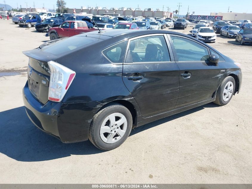 2011 Toyota Prius Two VIN: JTDKN3DU0B1369978 Lot: 39650871