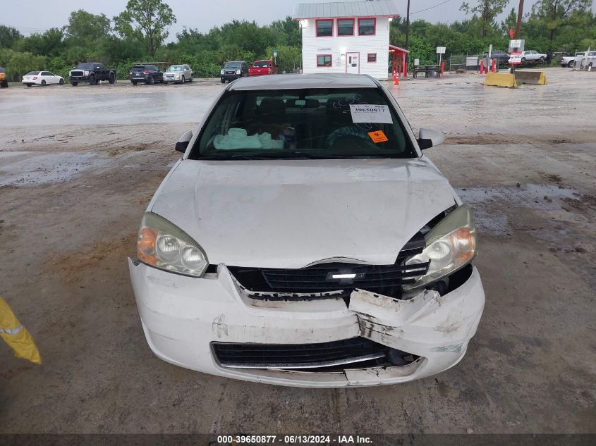 2006 Chevrolet Malibu Lt VIN: 1G1ZT51F56F205049 Lot: 39650877