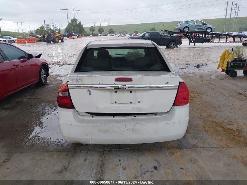 2006 Chevrolet Malibu Lt VIN: 1G1ZT51F56F205049 Lot: 39650877