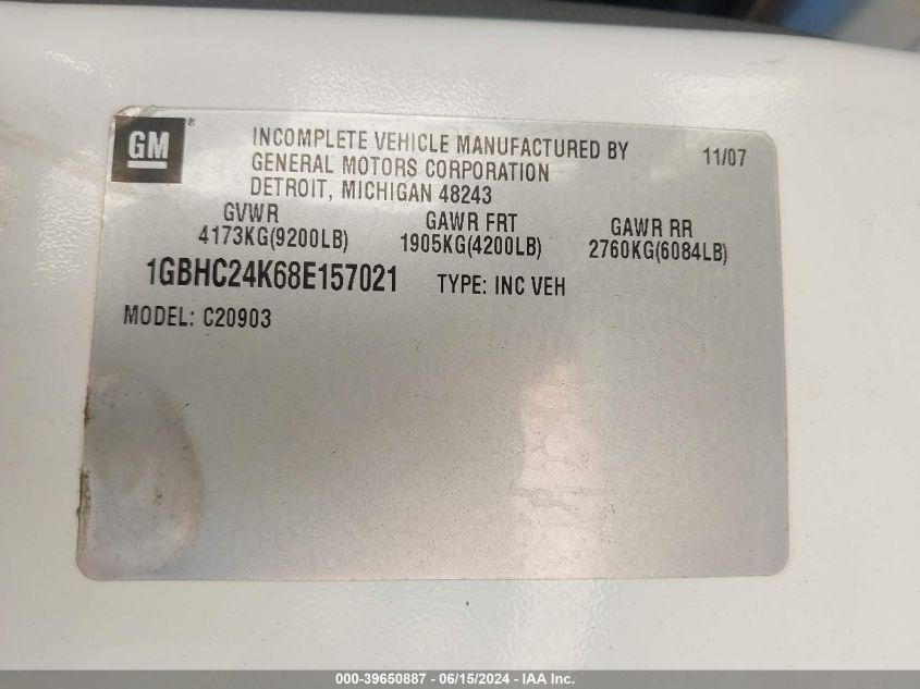 2009 GMC Sierra 1500 Work Truck VIN: 1GTEK14C79Z232761 Lot: 39650887