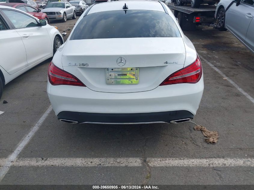2018 MERCEDES-BENZ CLA 250 4MATIC - WDDSJ4GB1JN643360