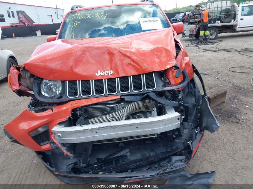 2019 Jeep Renegade Latitude Fwd VIN: ZACNJABB9KPJ76837 Lot: 39650907