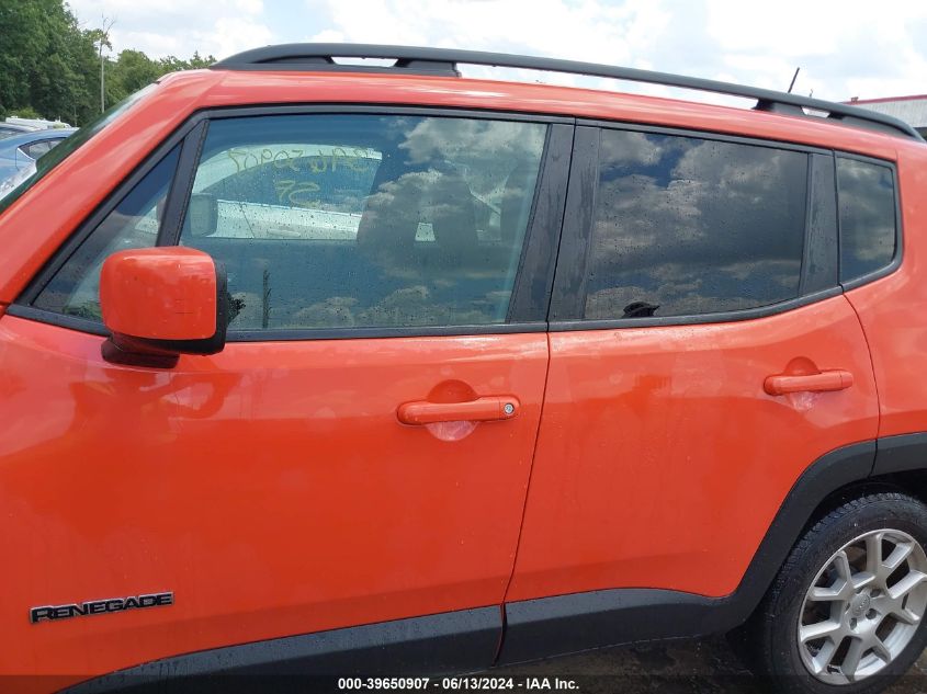 2019 Jeep Renegade Latitude Fwd VIN: ZACNJABB9KPJ76837 Lot: 39650907