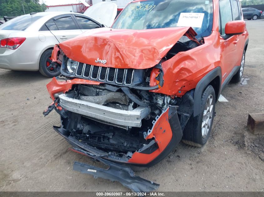 2019 Jeep Renegade Latitude Fwd VIN: ZACNJABB9KPJ76837 Lot: 39650907