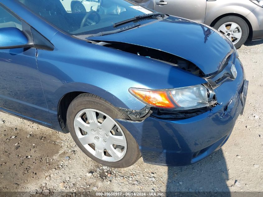 2007 Honda Civic Lx VIN: 2HGFG12637H566027 Lot: 39650917