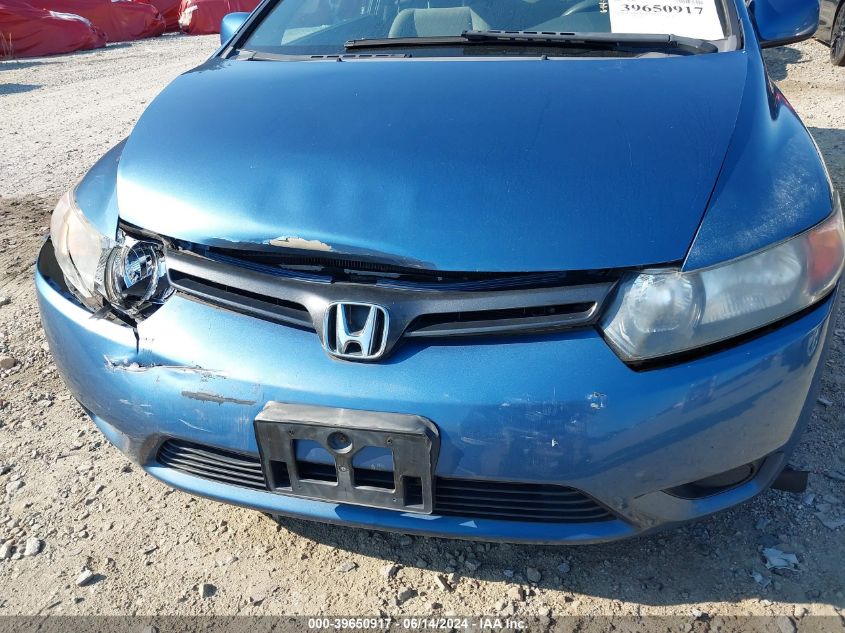 2007 Honda Civic Lx VIN: 2HGFG12637H566027 Lot: 39650917