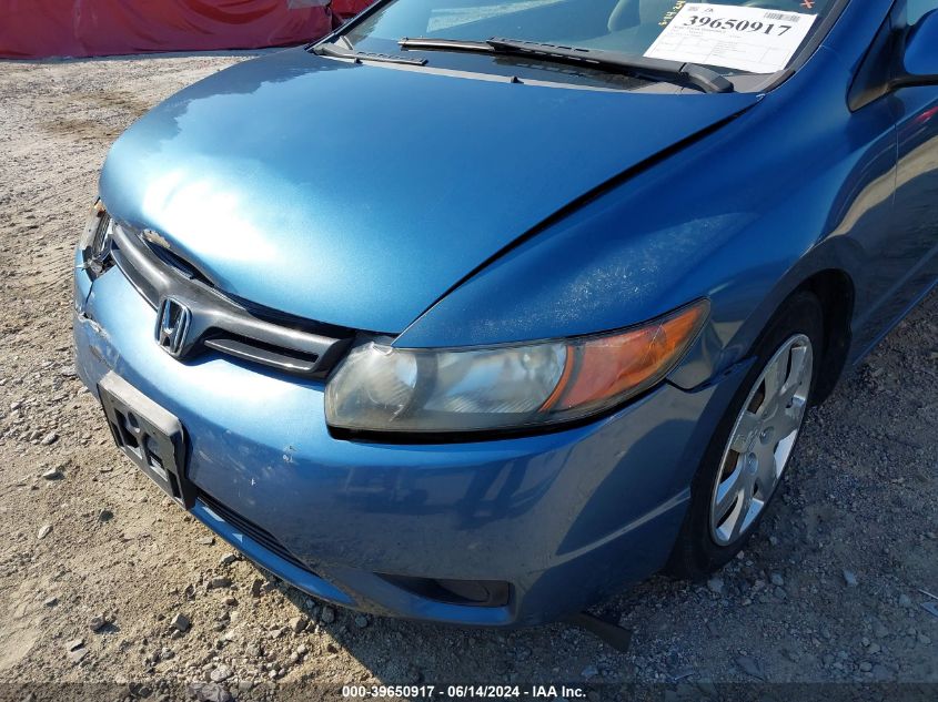 2007 Honda Civic Lx VIN: 2HGFG12637H566027 Lot: 39650917