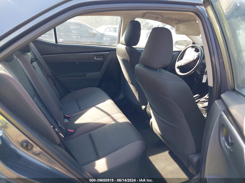 2017 Toyota Corolla Le VIN: 2T1BURHE8HC849067 Lot: 39650919