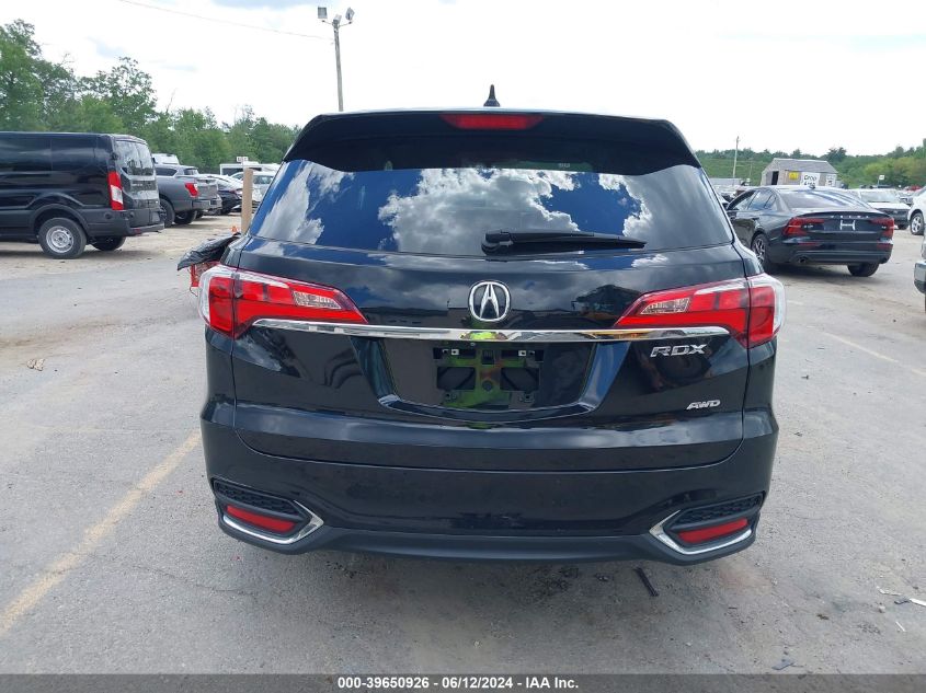 2018 Acura Rdx Acurawatch Plus Package VIN: 5J8TB4H37JL023323 Lot: 39650926