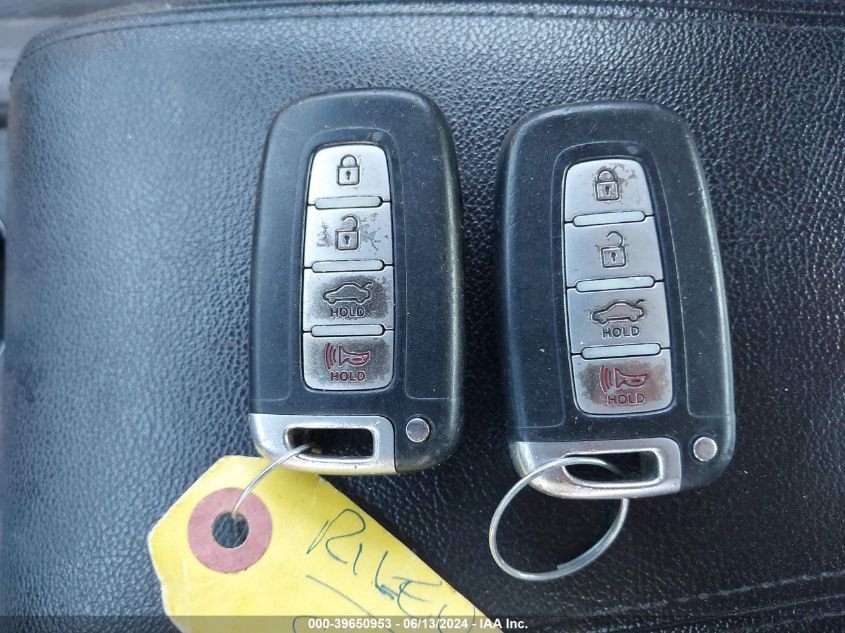 2013 Hyundai Sonata Limited VIN: 5NPEC4ACXDH602281 Lot: 39650953