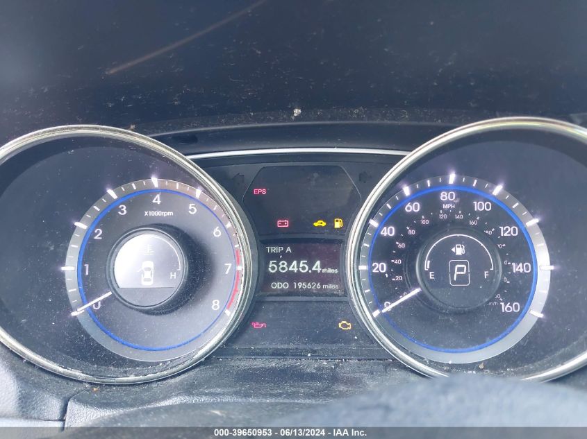 2013 Hyundai Sonata Limited VIN: 5NPEC4ACXDH602281 Lot: 39650953