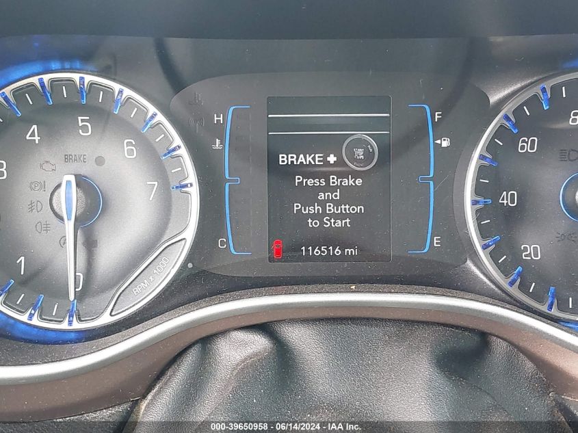 2017 Chrysler Pacifica Touring VIN: 2C4RC1DG8HR833431 Lot: 39650958