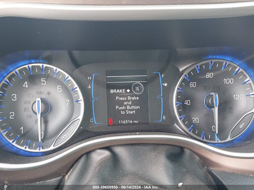 2017 Chrysler Pacifica Touring VIN: 2C4RC1DG8HR833431 Lot: 39650958