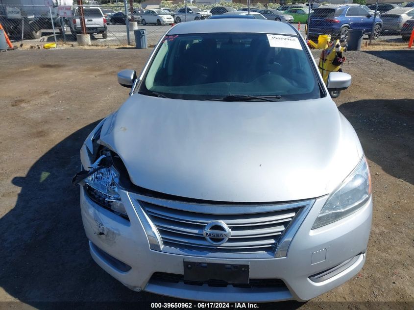 2014 Nissan Sentra S VIN: 3N1AB7AP4EY341081 Lot: 39650962