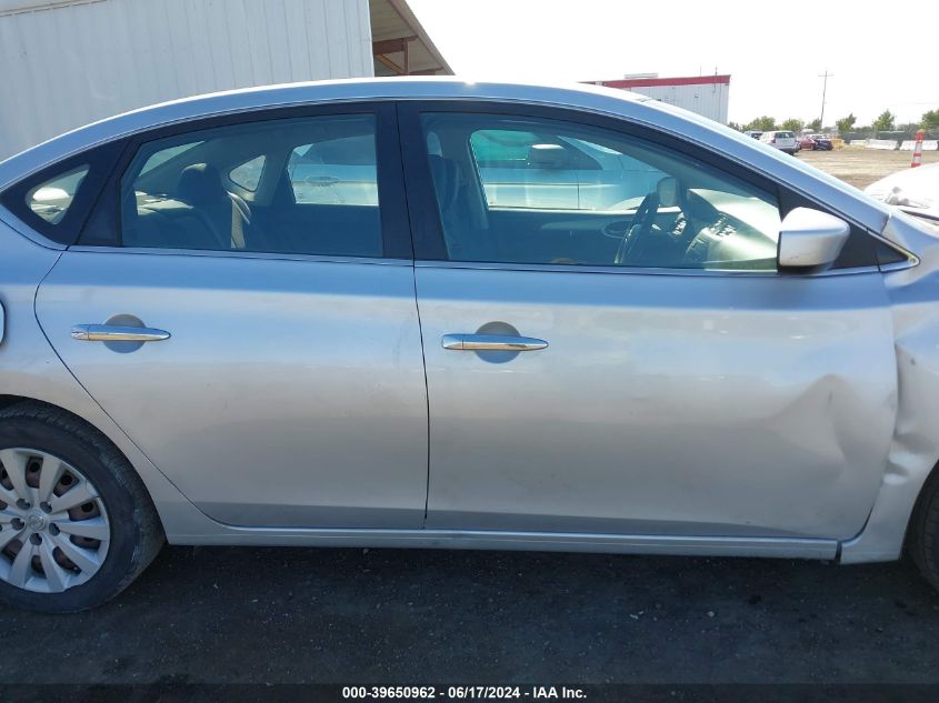 2014 Nissan Sentra S VIN: 3N1AB7AP4EY341081 Lot: 39650962