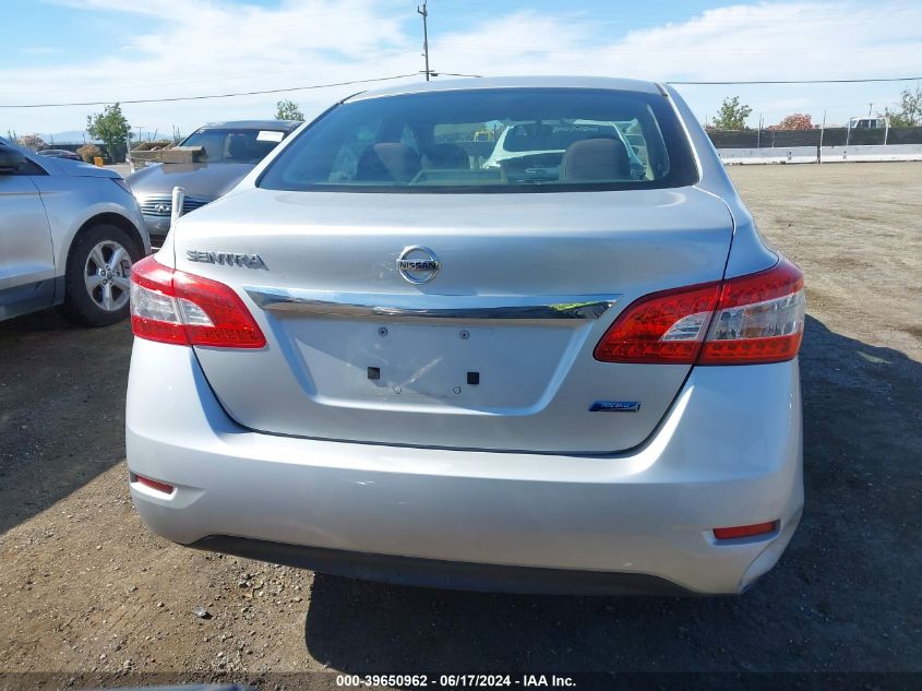 2014 Nissan Sentra S VIN: 3N1AB7AP4EY341081 Lot: 39650962