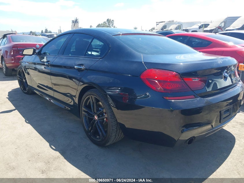 2015 BMW 640I Gran Coupe VIN: WBA6A0C50FGB53587 Lot: 39650971