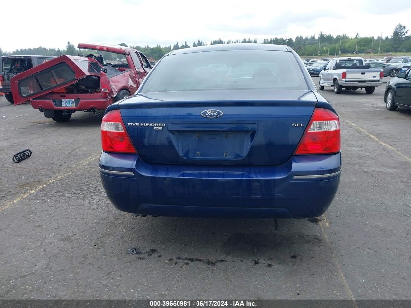 2005 Ford Five Hundred Sel VIN: 1FAFP27135G193037 Lot: 39650981