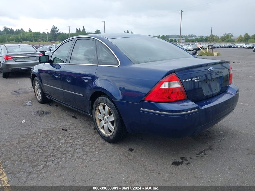 2005 Ford Five Hundred Sel VIN: 1FAFP27135G193037 Lot: 39650981