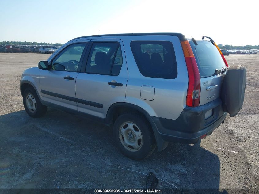 2004 Honda Cr-V Lx VIN: JHLRD78444C021436 Lot: 39650985