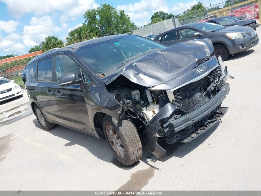 2016 Kia Sedona Lx VIN: KNDMB5C16G6132247 Lot: 39651000