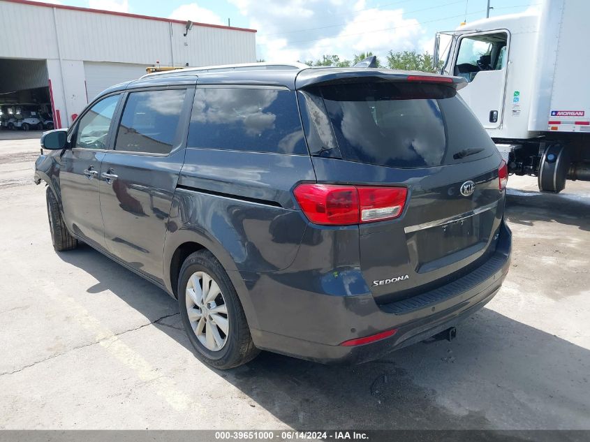 2016 Kia Sedona Lx VIN: KNDMB5C16G6132247 Lot: 39651000