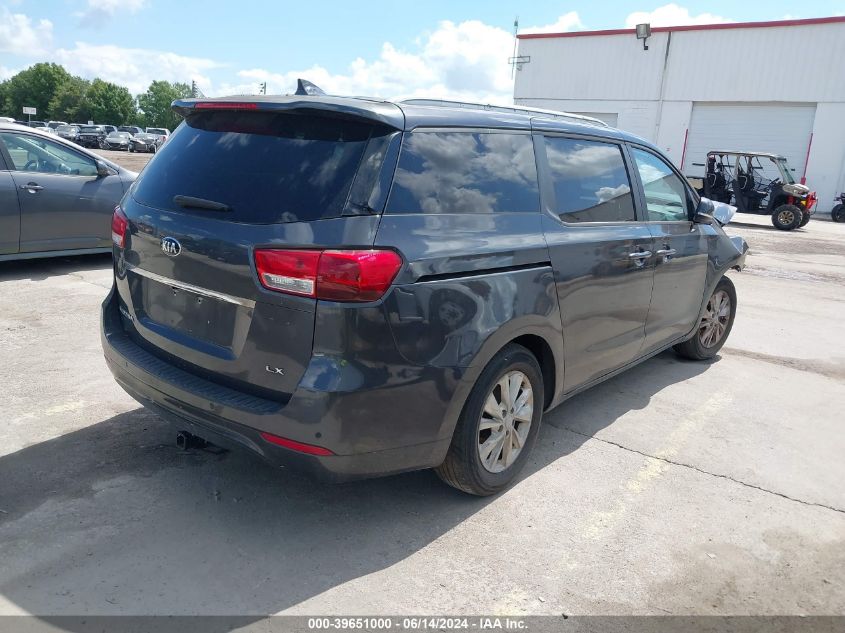 2016 Kia Sedona Lx VIN: KNDMB5C16G6132247 Lot: 39651000