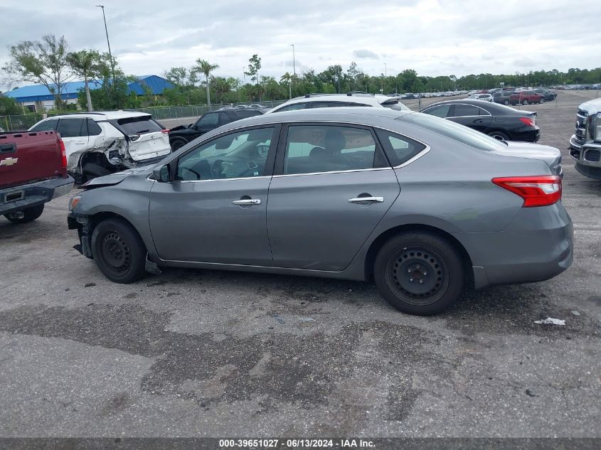 2017 Nissan Sentra Sv VIN: 3N1AB7AP2HY392101 Lot: 39651027