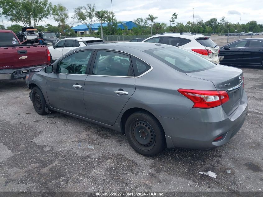 2017 Nissan Sentra Sv VIN: 3N1AB7AP2HY392101 Lot: 39651027