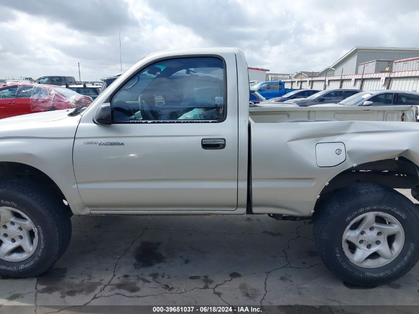 2000 Toyota Tacoma Prerunner VIN: 4TANM92N2YZ663743 Lot: 39651037