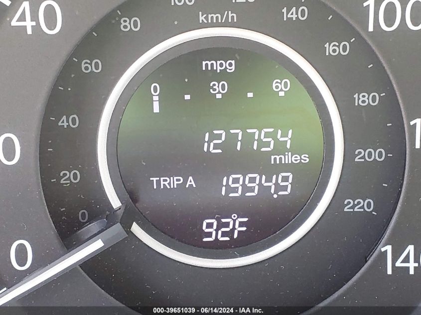 2013 Honda Cr-V Lx VIN: 2HKRM4H37DH636649 Lot: 39651039