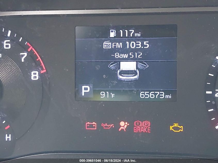 2020 Kia Soul Lx VIN: KNDJ23AU5L7075046 Lot: 39651046