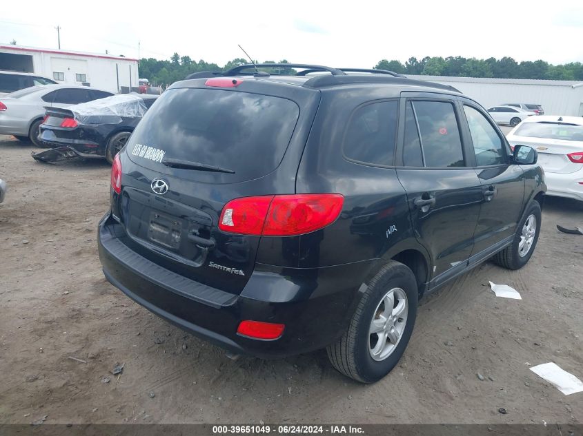 2008 Hyundai Santa Fe Gls VIN: 5NMSG13D98H192541 Lot: 39651049