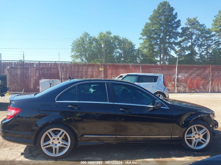 2010 Mercedes-Benz C 350 Sport VIN: WDDGF5GB6AR113391 Lot: 39651062