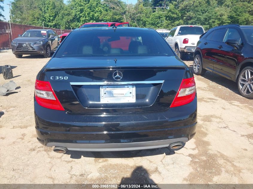 2010 Mercedes-Benz C 350 Sport VIN: WDDGF5GB6AR113391 Lot: 39651062