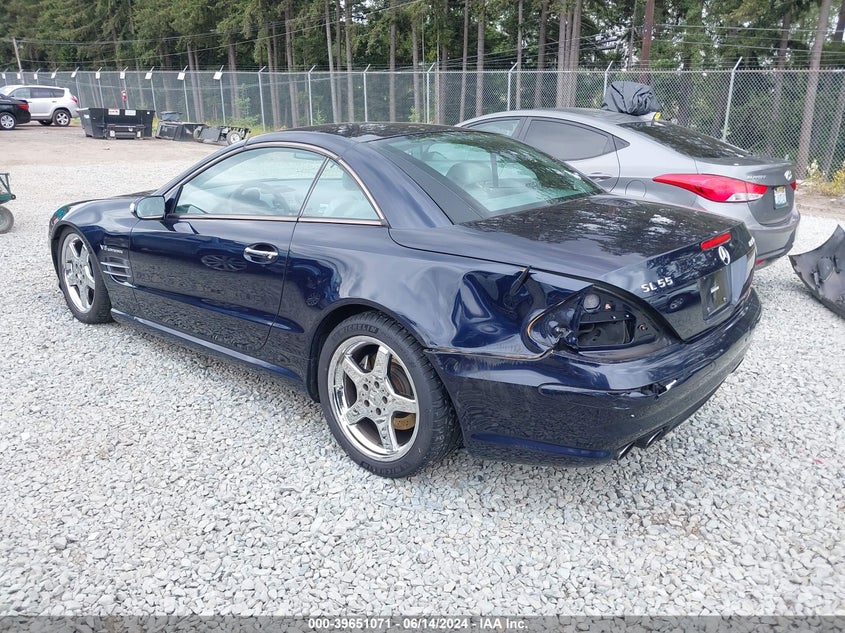 2004 Mercedes-Benz Sl 55 Amg VIN: WDBSK74F44F064599 Lot: 39651071