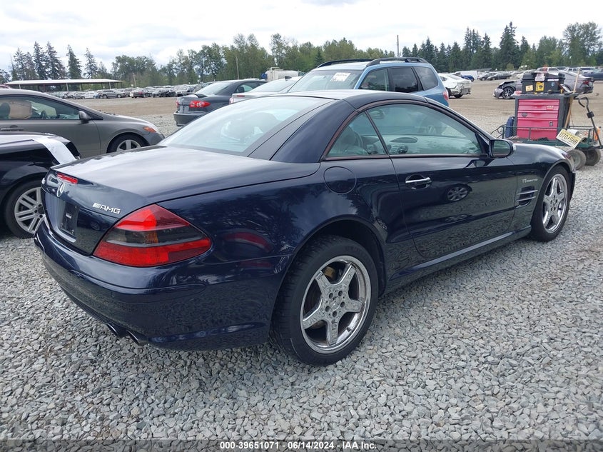 2004 Mercedes-Benz Sl 55 Amg VIN: WDBSK74F44F064599 Lot: 39651071