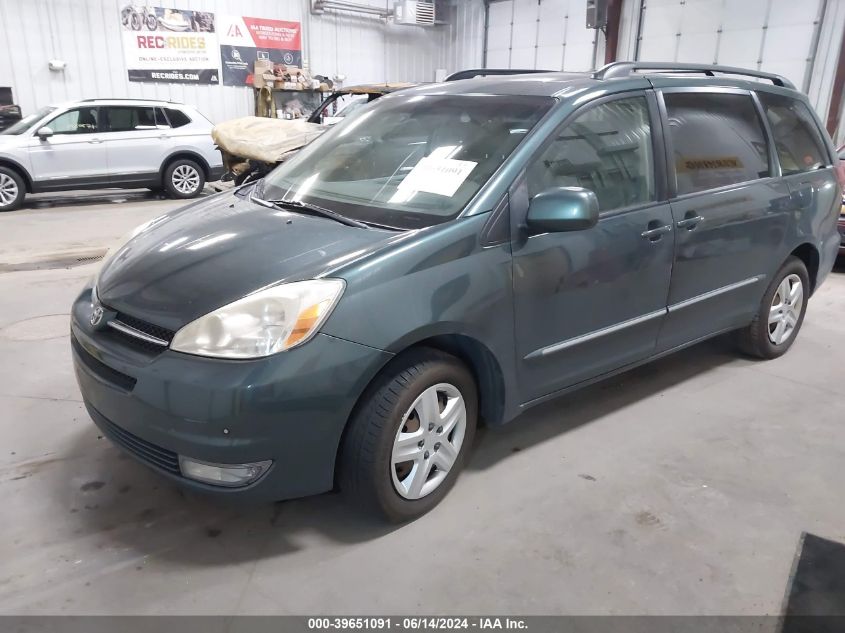 2005 Toyota Sienna Xle Limited VIN: 5TDBA22C15S036910 Lot: 39651091